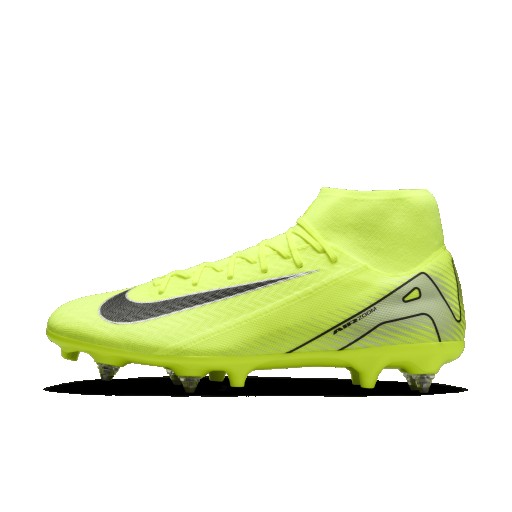 Nike Mercurial Superfly 10 Academy SG-Pro high top voetbalschoenen - Geel