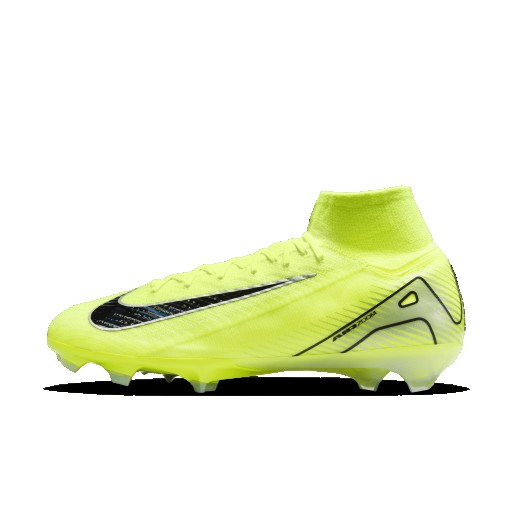 Nike Mercurial Superfly 10 Elite high top voetbalschoenen (stevige ondergrond) - Geel