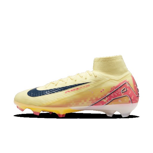 Nike Mercurial Superfly 10 Elite 'Kylian Mbappé' high-top voetbalschoenen (stevige ondergrond) - Oranje