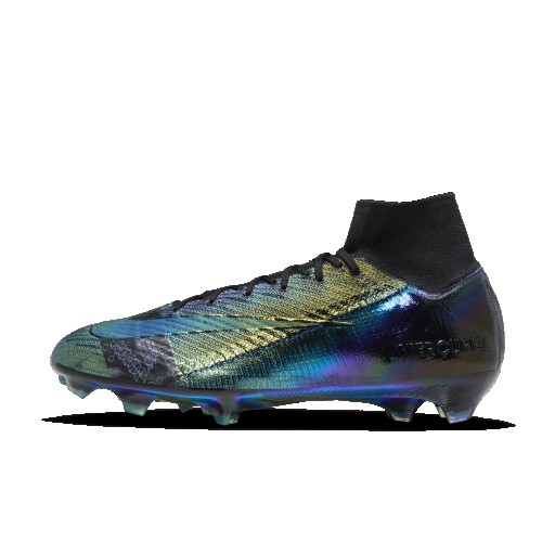 Nike Mercurial Superfly 10 Elite SE high-top voetbalschoenen (stevige ondergrond) - Zwart