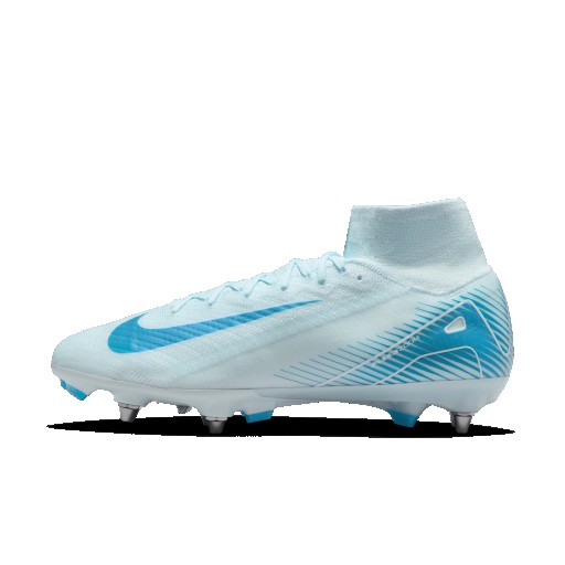 Nike Mercurial Superfly 10 Elite SG-Pro high top voetbalschoenen - Blauw