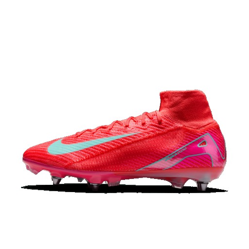 Nike Mercurial Superfly 10 Elite SG-Pro high-top voetbalschoenen - Rood