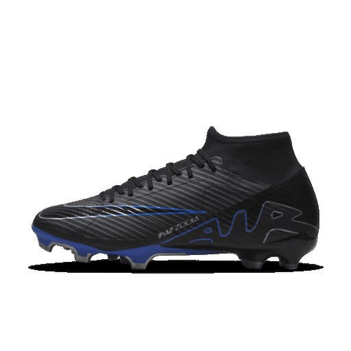 Nike Mercurial Superfly 9 Academy high-top voetbalschoen (meerdere ondergronden) - Zwart