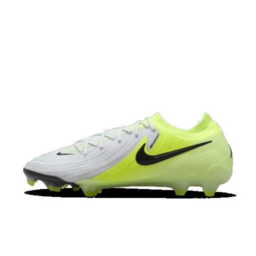 Nike Phantom GX 2 Elite low-top voetbalschoenen (stevige ondergrond) - Grijs