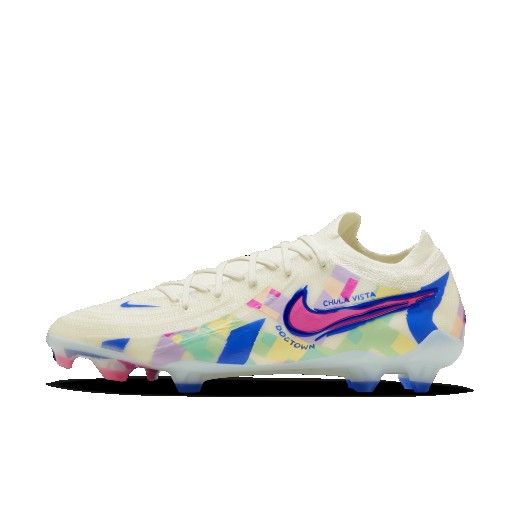 Nike Phantom GX 2 Elite SE low top voetbalschoenen (stevige ondergronden) - Wit