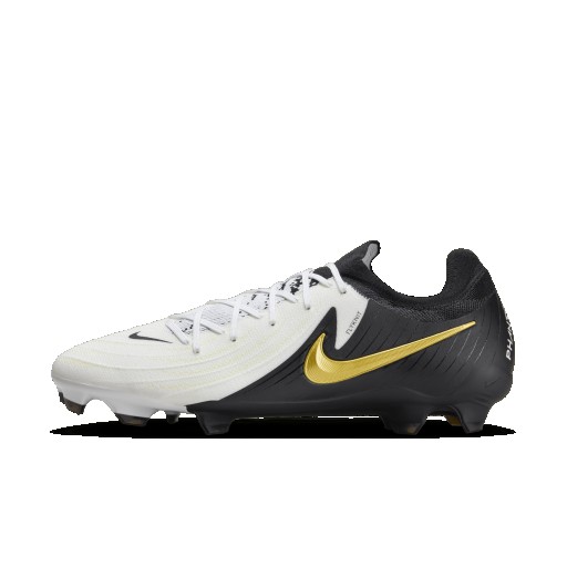 Nike Phantom GX 2 Pro low-top voetbalschoenen (stevige ondergrond) - Wit