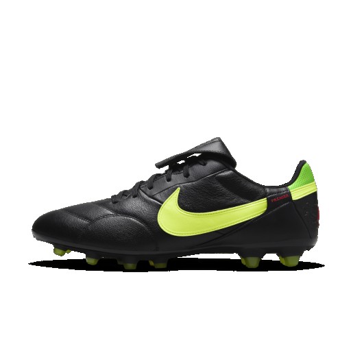 Nike Premier 3 low top voetbalschoenen (stevige ondergrond) - Zwart