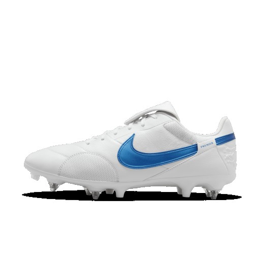 Nike Premier 3 SG-Peo low-top voetbalschoen (zachte ondergrond) - Wit