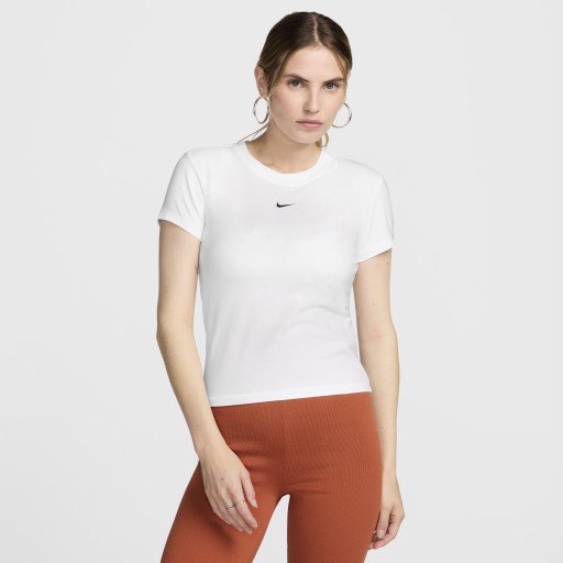 Nike Sportswear Chill Knit T-shirt voor dames - Wit