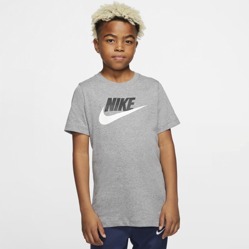 Nike Sportswear Katoenen T-shirt voor kids - Grijs