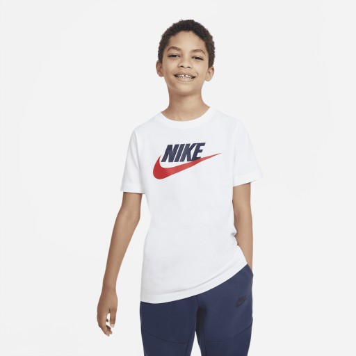 Nike Sportswear Katoenen T-shirt voor kids - Wit