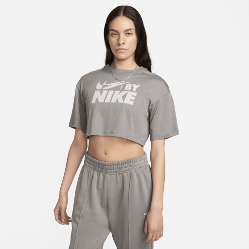 Nike Sportswear Kort T-shirt voor dames - Grijs