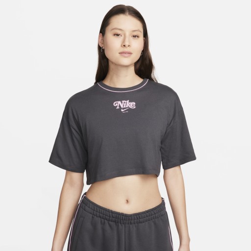 Nike Sportswear Kort T-shirt voor dames - Grijs