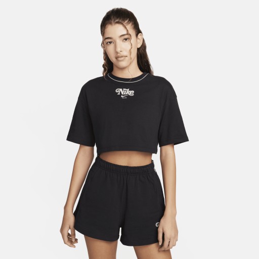 Nike Sportswear Kort T-shirt voor dames - Zwart