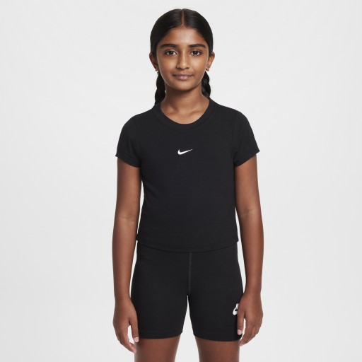 Nike Sportswear kort T-shirt voor meisjes - Zwart