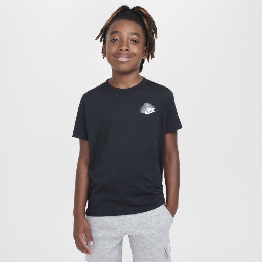 Nike Sportswear Standard Issue T-shirt met graphic voor jongens - Zwart