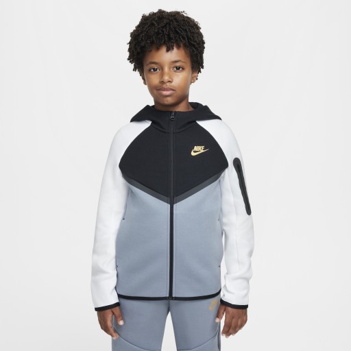 Nike Sportswear Tech Fleece Hoodie met rits voor kids - Grijs