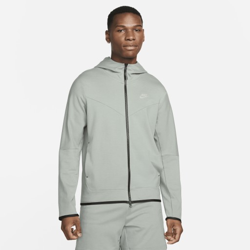 Nike Sportswear Tech Fleece Lightweight hoodie met rits voor heren - Grijs