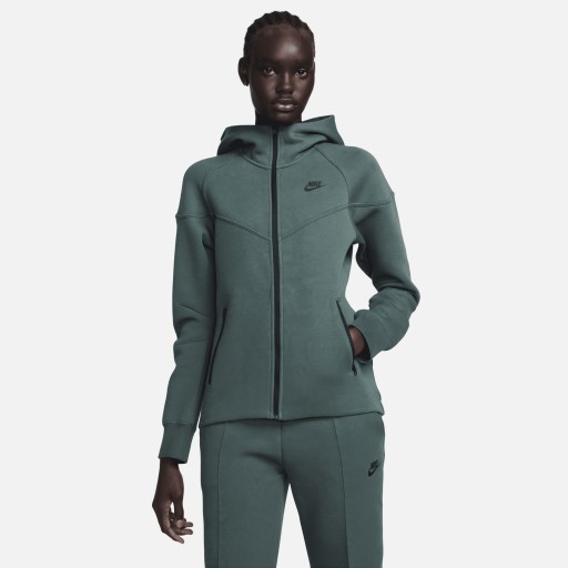 Nike Tech Fleece Windrunner Hoodie met rits voor dames - Groen