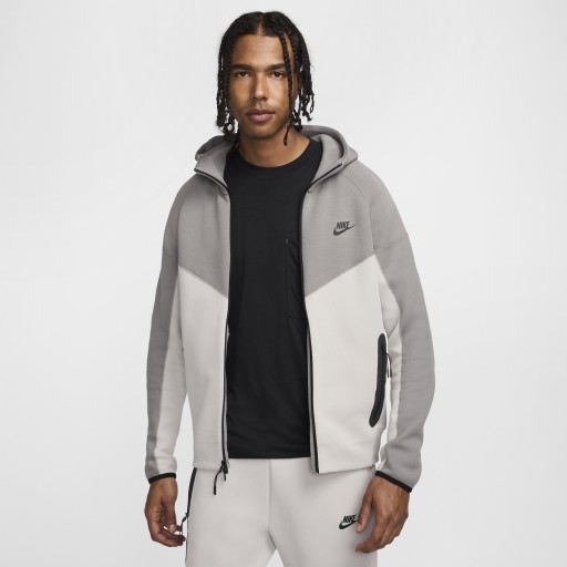 Nike Sportswear Tech Fleece Windrunner Hoodie met rits voor heren - Grijs