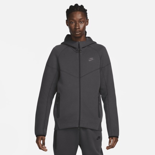 Nike Tech Fleece Windrunner Hoodie met rits voor heren - Grijs