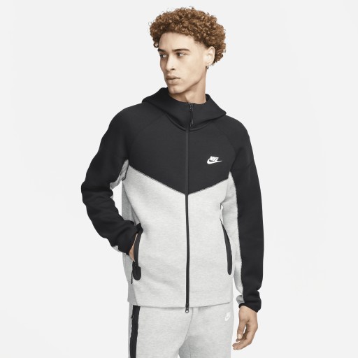 Nike Tech Fleece Windrunner Hoodie met rits voor heren - Grijs