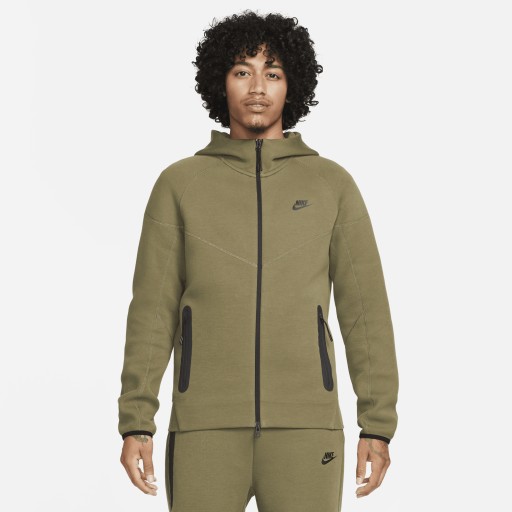 Nike Tech Fleece Windrunner Hoodie met rits voor heren - Groen