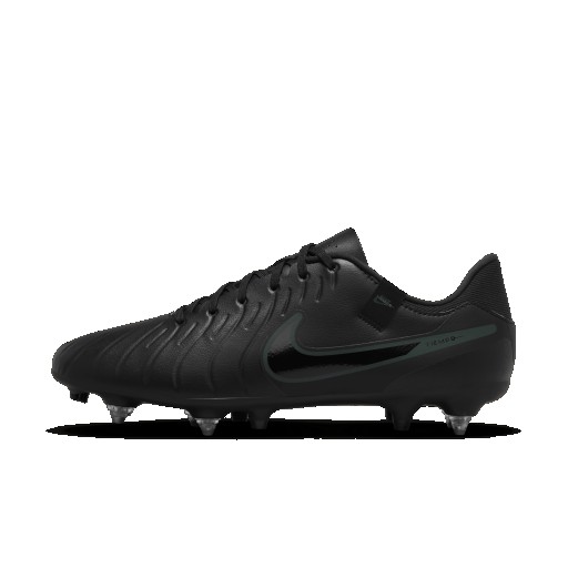 Nike Tiempo Legend 10 Academy low top voetbalschoenen (zachte ondergrond) - Zwart