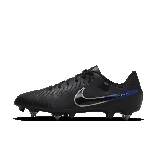 Nike Tiempo Legend 10 Academy low top voetbalschoenen (zachte ondergrond) - Zwart