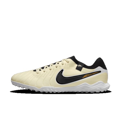 Nike Tiempo Legend 10 Pro low-top voetbalschoen (turf) - Geel