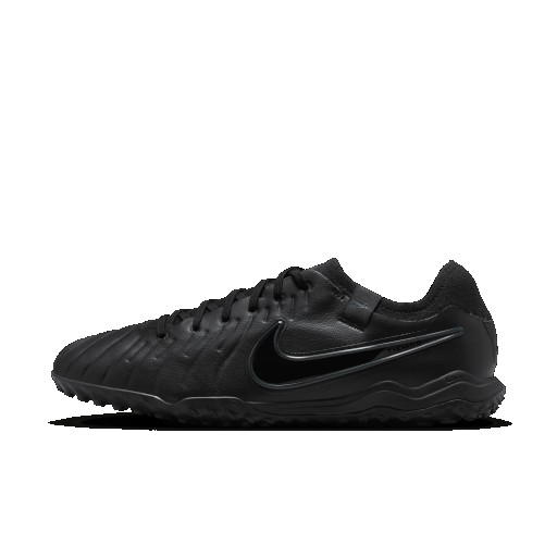 Nike Tiempo Legend 10 Pro low-top voetbalschoen (turf) - Zwart