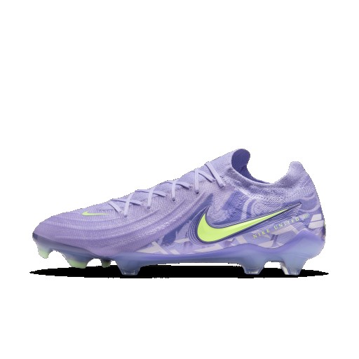 Nike United Phantom GX 2 Elite low-top voetbalschoenen (stevige ondergrond) - Paars