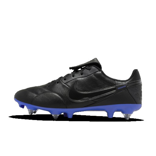 NikePremier 3 low top voetbalschoenen (zachte ondergrond) - Zwart