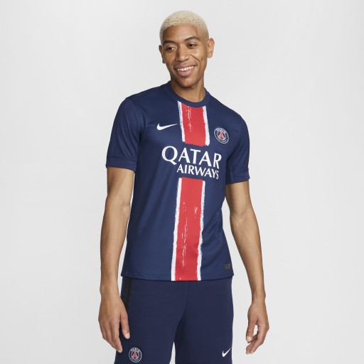 Paris Saint-Germain 2024/25 Stadium Thuis Nike Dri-FIT replicavoetbalshirt voor heren - Blauw