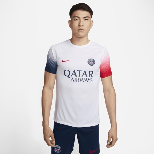 Paris Saint-Germain Academy Pro Nike Dri-FIT warming-uptop voor heren - Wit