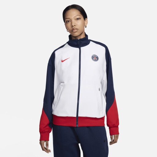 Paris Saint-Germain Strike Uit Nike Dri-FIT voetbaljack voor dames - Wit