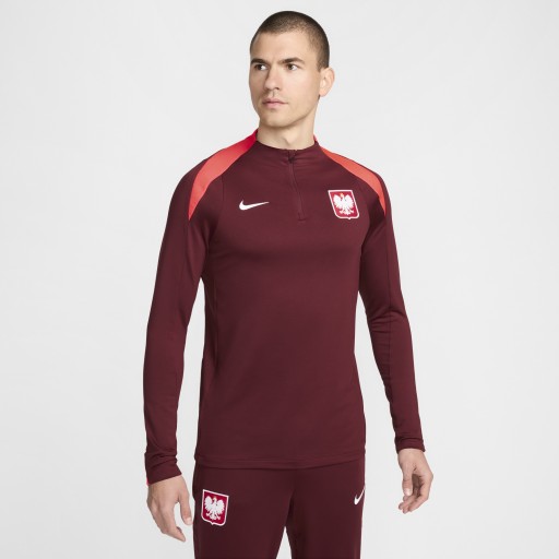 Polen Strike Nike Dri-FIT voetbaltrainingstop voor heren - Rood