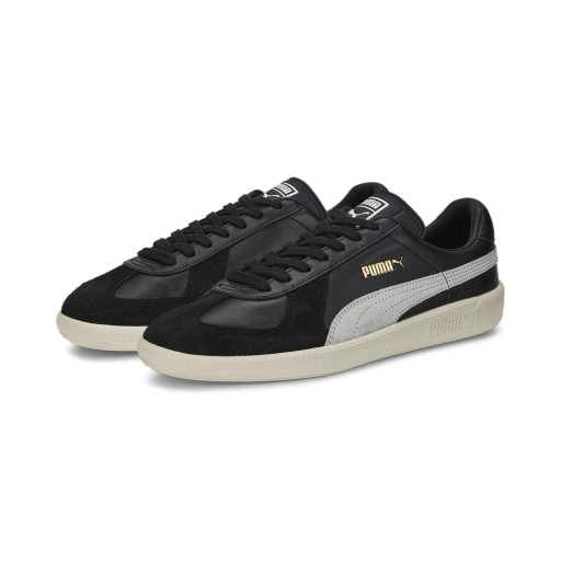 PUMA Army Sneakers Zwart Lichtgrijs Goud Wit