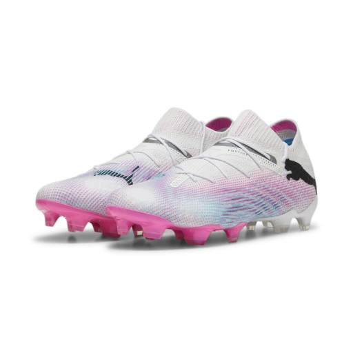 PUMA Future 7 Ultimate Gras / Kunstgras Voetbalschoenen (MG) Wit Roze Zwart