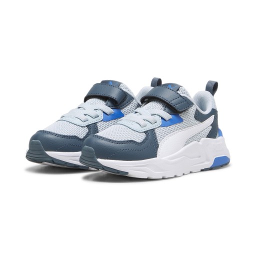 PUMA Trinity Sneakers Lite AC+ Kids Grijsblauw Wit