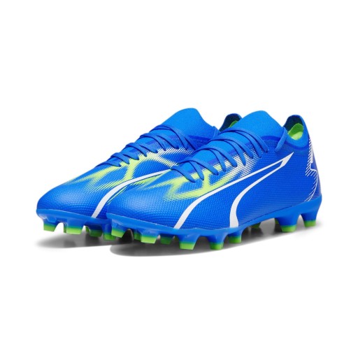 PUMA Ultra Match Gras / Kunstgras Voetbalschoenen (MG) Blauw Wit Felgroen