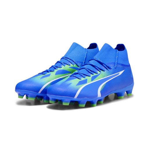 PUMA Ultra Pro Gras / Kunstgras Voetbalschoenen (MG) Blauw Wit Felgroen