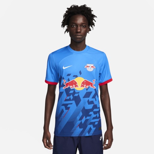 RB Leipzig 2023/24 Stadium Derde Nike Dri-FIT voetbalshirt voor heren - Blauw