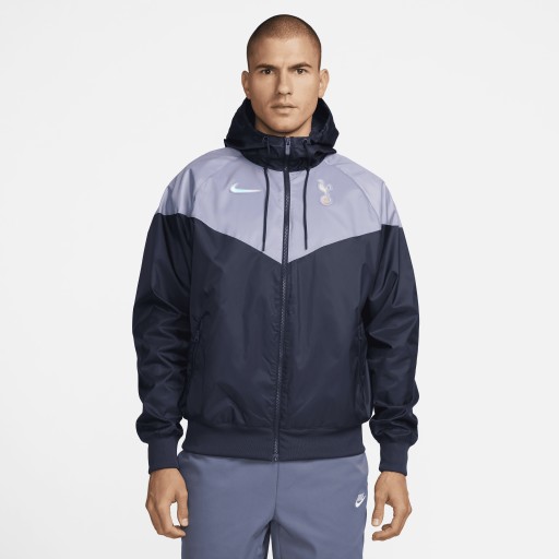 Tottenham Hotspur Sport Essentials Windrunner Nike voetbaljack met capuchon voor heren - Paars